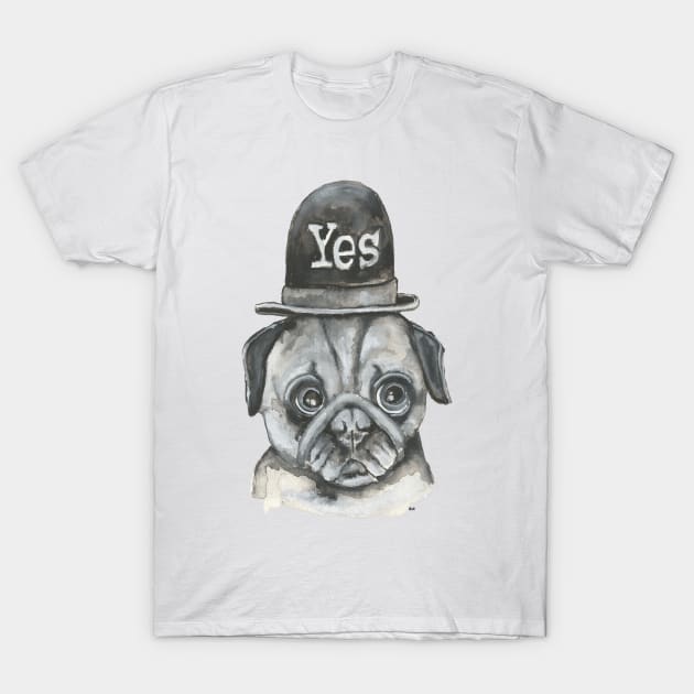 Yes Dog T-Shirt by msmart